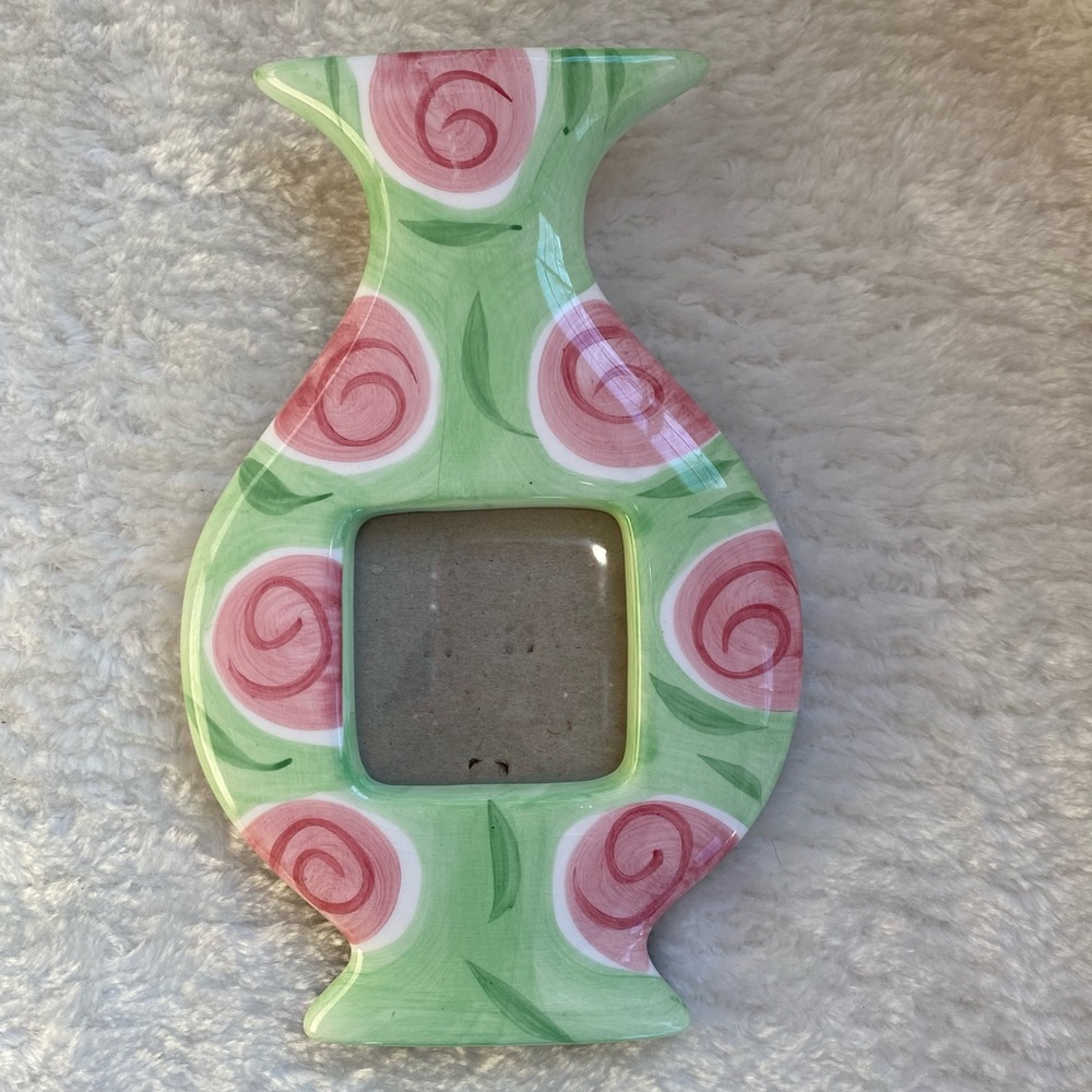 Photo frame/bud vase combination